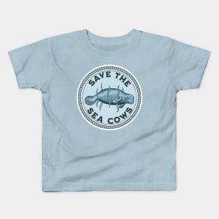 Save The Sea Cows Kids T-Shirt